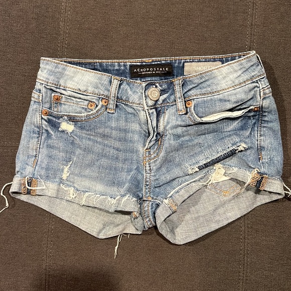 BUNDLE - (3) Aeropostale girls denim shorts - size 000 - Picture 8 of 10